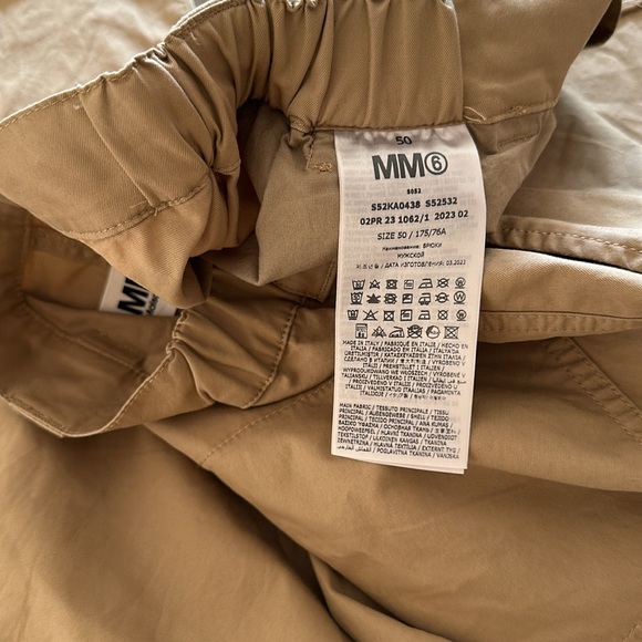 NWT Maison Margiela MM6 Raw-Edge Relaxed-Fit Pants Sz 50/ Large - Picture 10 of 12